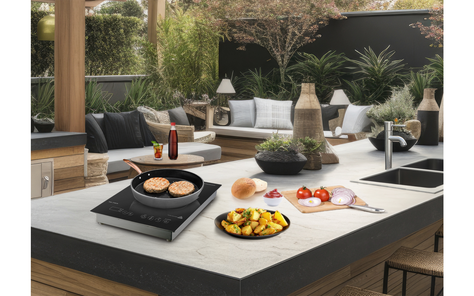 Produktbild Caso ProAdvanced E1 Einzelinduktionskochfeld 240 &deg;C 1