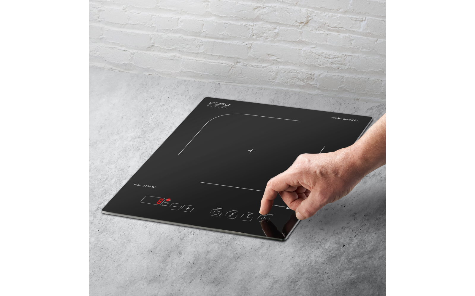 Produktbild Caso ProAdvanced E1 Einzelinduktionskochfeld 240 &deg;C 1