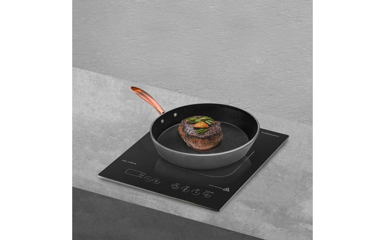 Produktbild Caso ProAdvanced E1 Einzelinduktionskochfeld 240 &deg;C 1