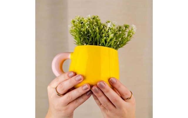 Produktbild Silwy Magnet Henkeltasse aus Porzellan und Metall-Nano-Gel-Pad 470 ml 1