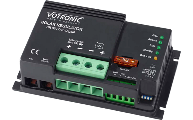 Votronic Régulateur solaire SR 550 Duo Digital Marine