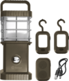 Berger Samar Campinglaterne inkl. Powerbank, abnehmbarer Seitenleuchten und Bluetooth Lautsprecher