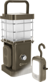 Berger Samar Campinglaterne inkl. Powerbank, abnehmbarer Seitenleuchten und Bluetooth Lautsprecher