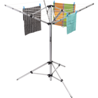 Berger Wäschespinne & Sat-Stativ inkl. Packsack silber