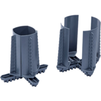 Bouteilles et Porte-verre pour la plaque &agrave; picots Flexxi 100 Purvario