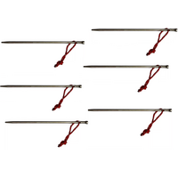 Set de harengs 6 pi&egrave;ces ultralight Titan Nail Peg Vargo