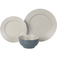 Flamefield melamine servies 12-delig Ripple Sand