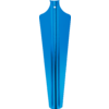 A single long blue fin blade with a central groove and a narrow foot opening at the top