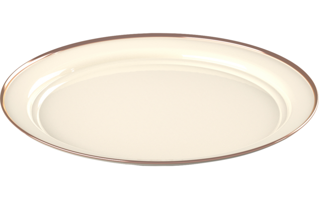 GSI Mesa 26 cm plate - Cream