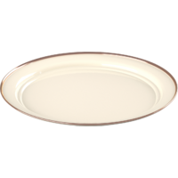 GSI MESA Emaille-Teller 26 cm  - Cream
