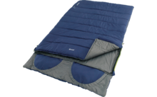 Outwell Contour Lux Double Imperial Reversible Blanket Sleeping Bag Blue 220 cm