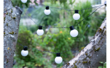 Guirlande lumineuse solaire 20 boules LED Berger