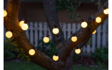 414961 - Guirlande lumineuse solaire 20 boules LED Berger