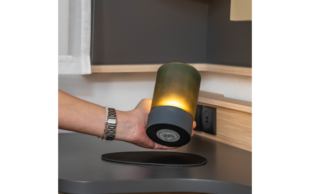 Produktbild Silwy Magnet-Windlicht mit Nano-Gel-Platzset 1 Watt 1