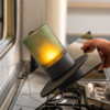 Kleines Produktbild Silwy Magnet-Windlicht mit Nano-Gel-Platzset 1 Watt 1
