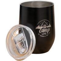Camplife Thermo-Trinkbecher mit Deckel 360 ml schwarz