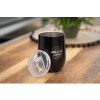 Camplife thermo drinkbeker 360 ml zwart