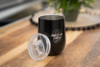 Camplife Edelstahl Thermo-Trinkbecher mit Deckel 360 ml schwarz