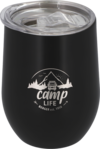 Camplife Edelstahl Thermo-Trinkbecher mit Deckel 360 ml schwarz
