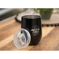 Camplife thermo drinking cup 360 ml black