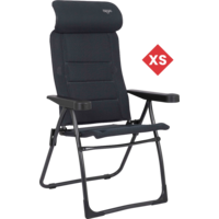 Crespo AP/215-ADC-86 campingstoel met 7-voudig verstelbare rugleuning / verstelbare hoofdsteun grijs