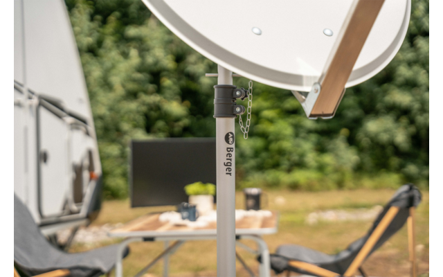 Immagine del prodotto Treppiede Berger in alluminio da 180 cm per parabole satellitari 1