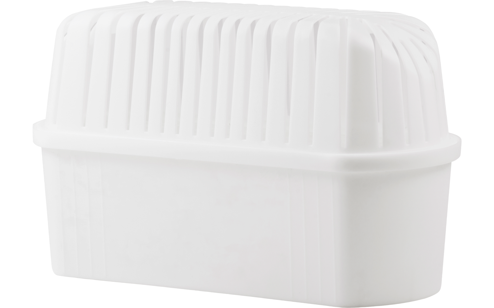Conteneur en plastique blanc avec couvercle