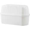 Conteneur en plastique blanc avec couvercle