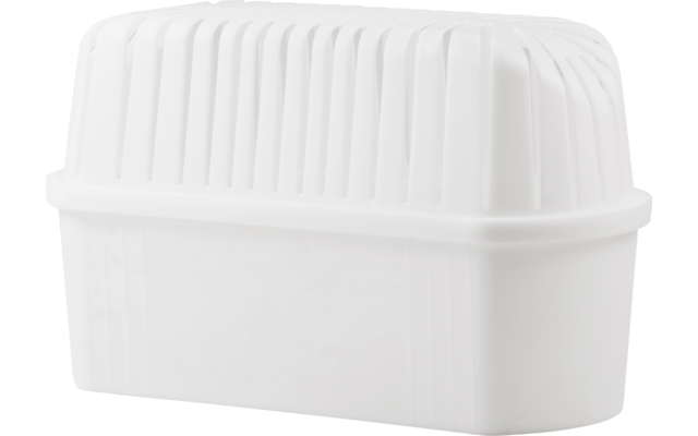 Conteneur en plastique blanc avec couvercle