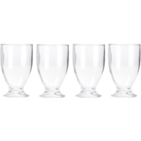 Flamefield Saftgläser 4er Set 170 ml Clear