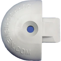 Embout rond anthracite pour rail d'arrimage 224 Zurrschienen