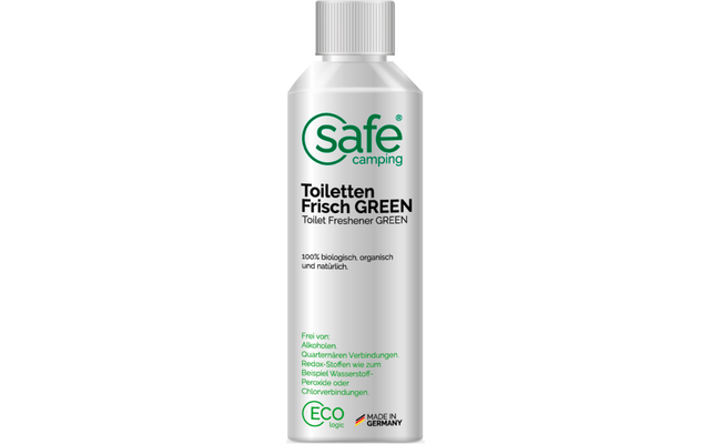 Produktbild Safe Camping Toiletten-Frisch Green Zusatz f&uuml;r den Sp&uuml;lwassertank 1