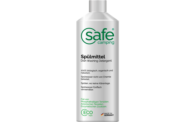 Produktbild Safe Camping Sp&uuml;lmittel auf nat&uuml;rlicher Basis mit absorptiven Biopolymeren 1