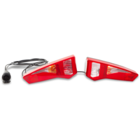 Uebler R&uuml;ckleuchtenset links und rechts mit Kabel und Stecker f&uuml;r Fahrradtr&auml;ger i21 Z, i31, i31 Z und F34 Ersatzteilnummer E1906