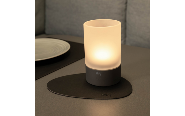 Produktbild Silwy Magnet-Windlicht mit Nano-Gel-Platzset 1 Watt 1