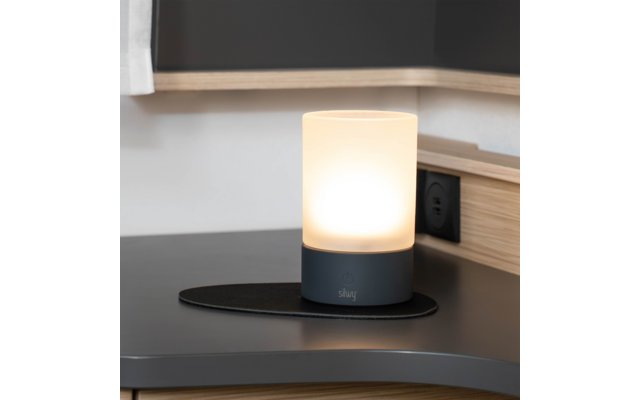 Produktbild Silwy Magnet-Windlicht mit Nano-Gel-Platzset 1 Watt 1