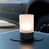 Kleines Produktbild Silwy Magnet-Windlicht mit Nano-Gel-Platzset 1 Watt 1