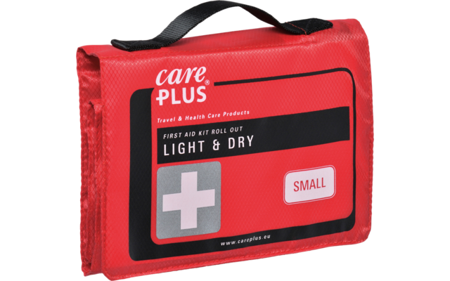 Care Plus First Aid Roll Out - Bolsa de primeros auxilios pequeña, ligera y seca
