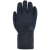 Schwarzer Winterhandschuh aus Textilmaterial mit verstellbarem Klettverschluss