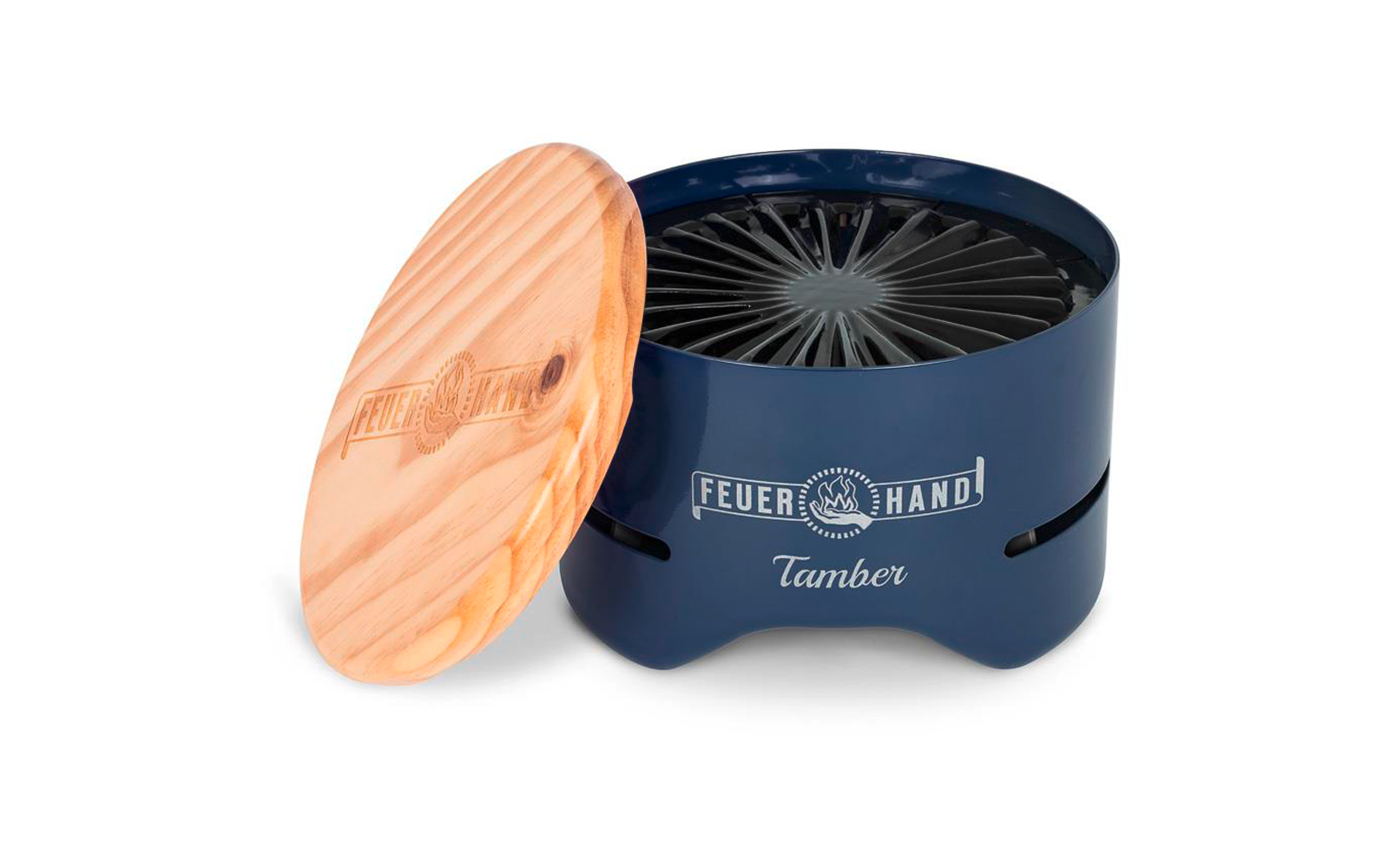Product afbeelding Feuerhand Tamber Tischgrill Holzkohlegrill mit Deckel und Starterkohle 1