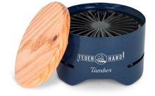 420011 - Feuerhand Tamber Tischgrill Holzkohlegrill mit Deckel und Starterkohle