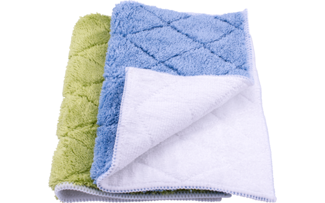 Steuber microfiber dishcloth and cleaning cloth duo set of 2 21 x 26 cm