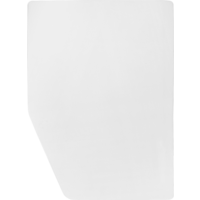 Sobrecolch&oacute;n para cama francesa esquina izquierda blanco Molton Cotton Cover Multifit Walra