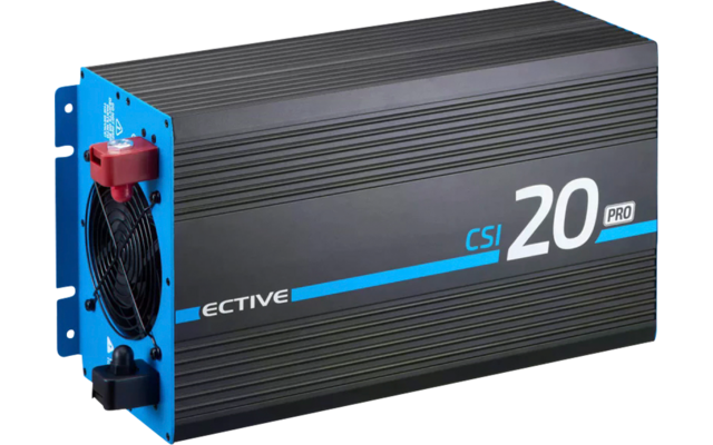 Appareil gris avec des éléments bleus et noirs, étiqueté 20 sur le côté