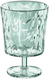 Koziol Club Light Weinglas aus  Kunststoff stapelbar / bruchsicher 250 ml transparent eucalyptus green