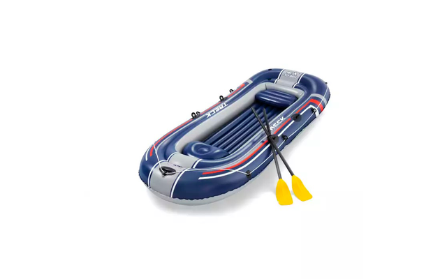 Bestway Hydro Force Treck X3 Juego de bote inflable 5 piezas para 3 adultos y niño 307 x 126 x 39 cm