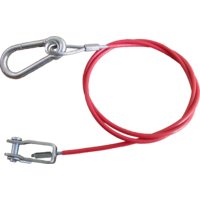 Moog Trailerparts Losbreekkabel voor aanhangwagens met Knott Quicklink