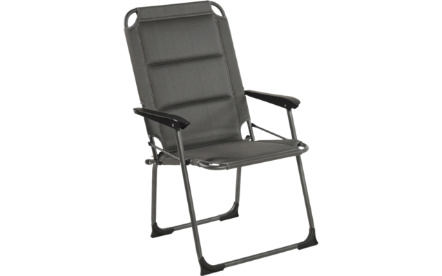 Wecamp Pirlo folding chair 55 x 52 cm with Duramesh cushion gray