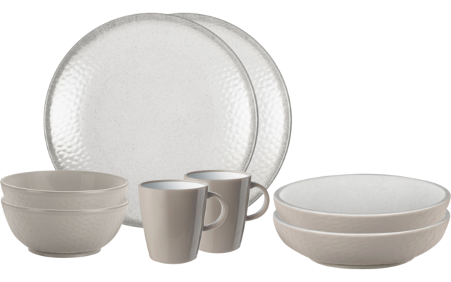 Brunner Midday melamine dinnerware set 12 pieces 4 persons Amade