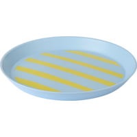 Koziol kleine bord Nora Bord 205 mm Stripes dark coral